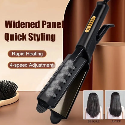 Curling And Straightening Dual Use Hair Straightening Splint Constant Temperature 4 Gears Portable Air Bangs Curling Straightene.