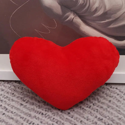 PP cotton Soft Pillow Comfortable Heart Plush Pillow Red Color Pink Color Stuffed Pillow Heart Shape Home Decorative