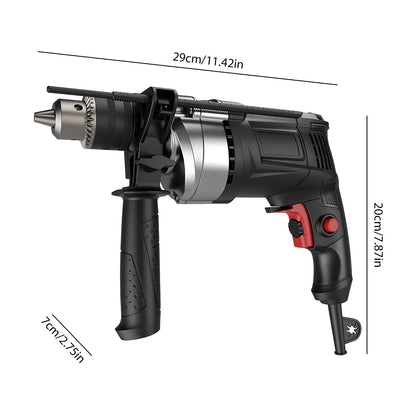 Elektrische Bohrmaschine Schlagbohrmaschine Multifunktions Variable Geschwindigkeit Holz Metall Stein Abschneiden Haushalt Wand Loch Bohren Elektrowerkzeuge