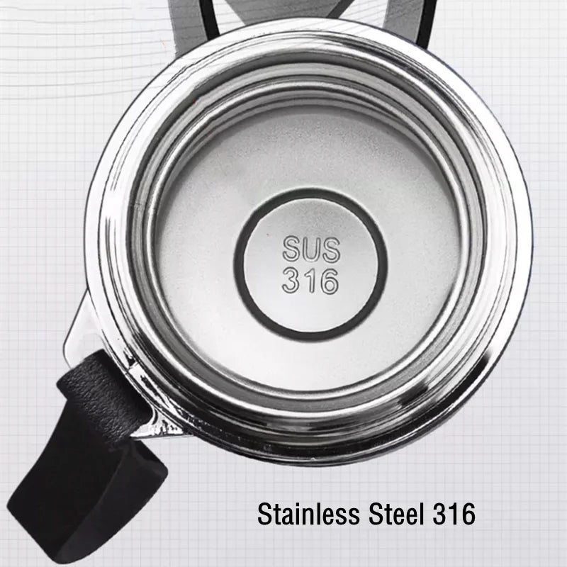 600ML/1000ML/1500ML Double Stainless Steel 316 Thermal Flask With Filter Portable Coffee Tea Thermal Bottle Travel Tumbler.