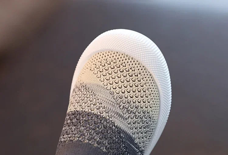 Children Shoes Spring Autumn Kids Sneakers Soft Breathable Mesh Boys Slip-on Shoes Patchwork Color Girls Shoes.