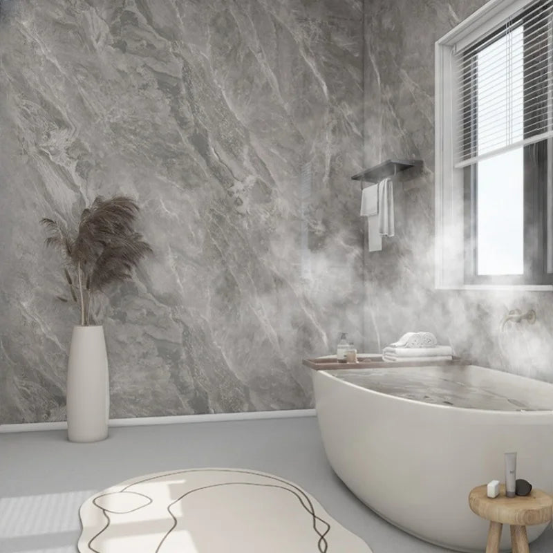 Selbstklebende Wandaufkleber aus dickem Schaumstoff, Marmorimitat, Tapeten für Schlafzimmer, Heimdekoration, wasserfeste Wandpaneele zum Abziehen und Aufkleben