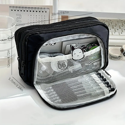 Kawaii Große Kapazität Stift Tasche Koreanische Bleistift Beutel Multilayer Schule Fall Schreibwaren Halter Tasche Student Zurück zu Schule Liefert.