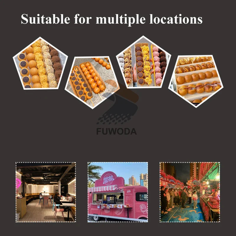 7 Holes Takoyaki Waffle Maker 3 Sticks Cheese Waffle Machine Snack Electric Waffle Machine Candied Haws Cake Baking Quail