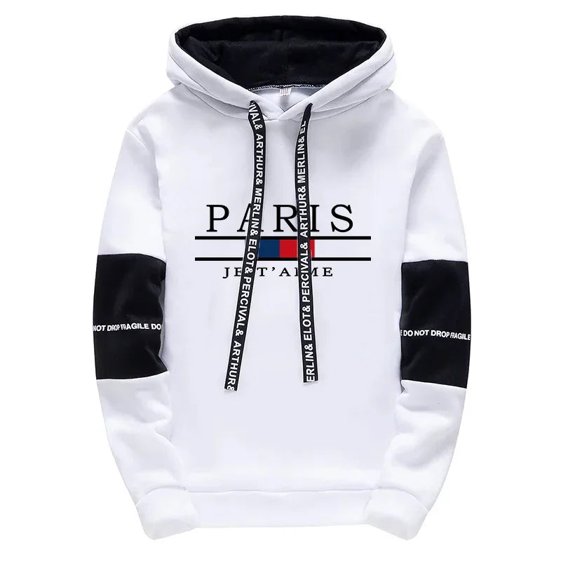 Hot Sale Men's Tracksuit Hooded Long Sleeves Casual Single Piece Sports Sweatshirts And Daily Sweatpants Comfort Outdoor Jogging.