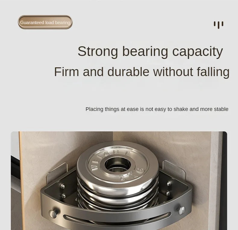 2PCS Badezimmer Regale Küche Lagerung Organizer Kunststoff Shampoo Rack Dusche Regal Bad Zubehör Kein Bohrer Regal