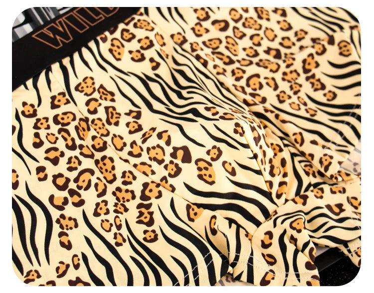 EXILIENS Neue Leopard 1 stücke/3 stücke Boxer Männer Unterwäsche Heiße Unterhose Herren Boxer Masculinas BoxerShorts Mann Höschen größe L-3XL KX735
