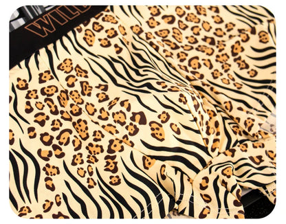 EXILIENS Neue Leopard 1 stücke/3 stücke Boxer Männer Unterwäsche Heiße Unterhose Herren Boxer Masculinas BoxerShorts Mann Höschen größe L-3XL KX735