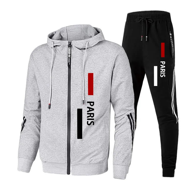 Quality Daily Fashion Men's Tracksuit Autumn Winter Casual Pullover Single Sweatshirt Hoodies Sweatpants Sports Outdoor Clothing.
