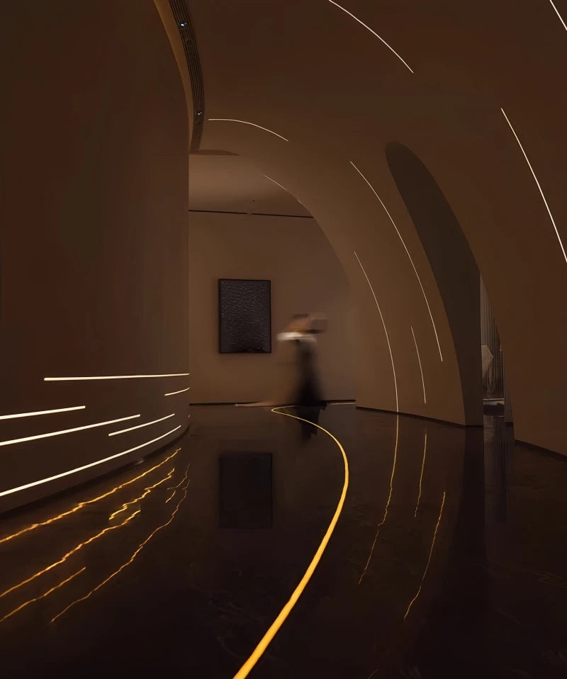 Black Flexible LED Neon Rope Lamp Silicone Tube Diffuser Recessed Channel For WS2811 WS2812B Waterproof Ribbon Neon Strip Lights.