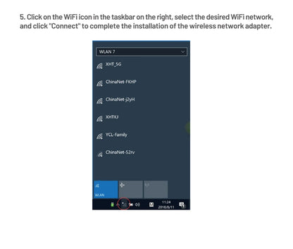 Vention New USB WiFi 6 Adapter 5G/2.4G 600Mbps Wireless WiFi Receiver Antenna Network Card Dongle LAN for Laptop PC Win 10/11