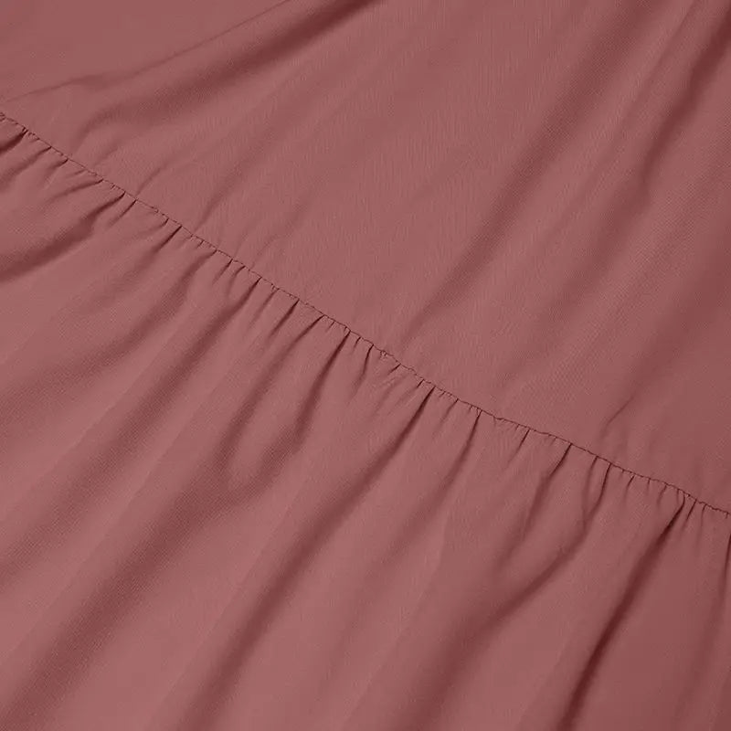 ZANZEA Muslim Fashion Tiered Long Dresses Women Islamic Hijab Style Casual Long Sleeve O Neck Maxi Vestidos Solid Abaya Robes.