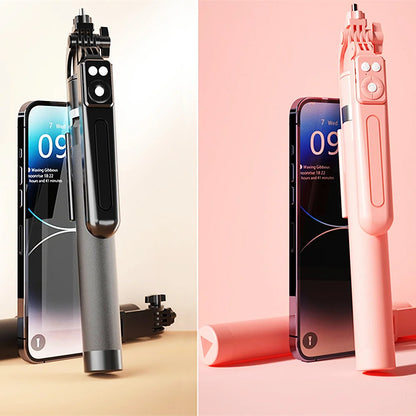 FANGTUOSI New Long Selfie Stick Tripod for Smartphone Live, Tripods Stand with Wireless Bluetooth shutter For Phone Camera Vlog.