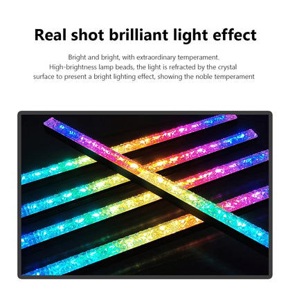 COOLMOON ARGB LED Strip Light 5V 3Pin/Small 4Pin Diamond Magnetic Colorful Atmosphere DIY Lamp Bar for PC Computer Case Chassis.