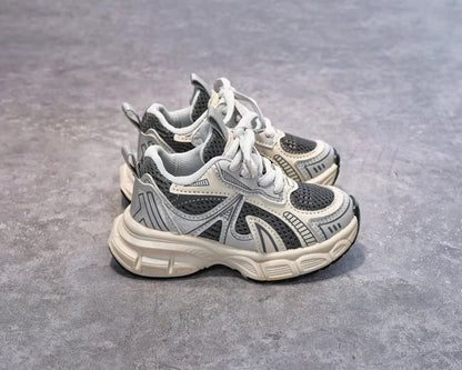 Boys Girls Running Shoes Thick Soft Sole Children Sneakers Mesh Breathable 2025 New Fashion Kids Sports Shoes for Students Trend.