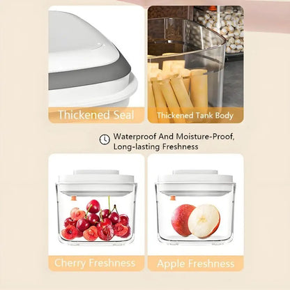 New Sealed Food Container Transparent with Lid Milk Powder Container Keep Fresh Press Type Noodle Storage Box Storage Container.