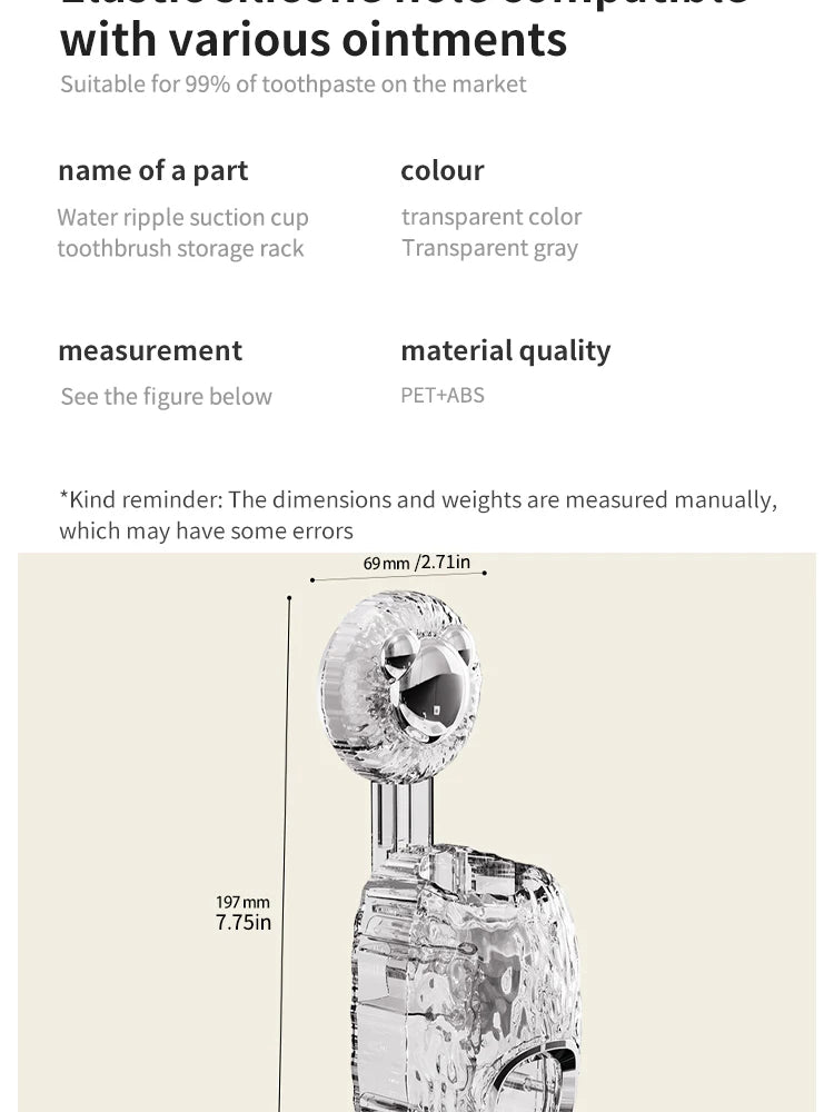 1pc automatische Zahnpasta spender kreative Wand halterung und kleine Zahnbürsten halter Quetscher für Familien dusche Badezimmer