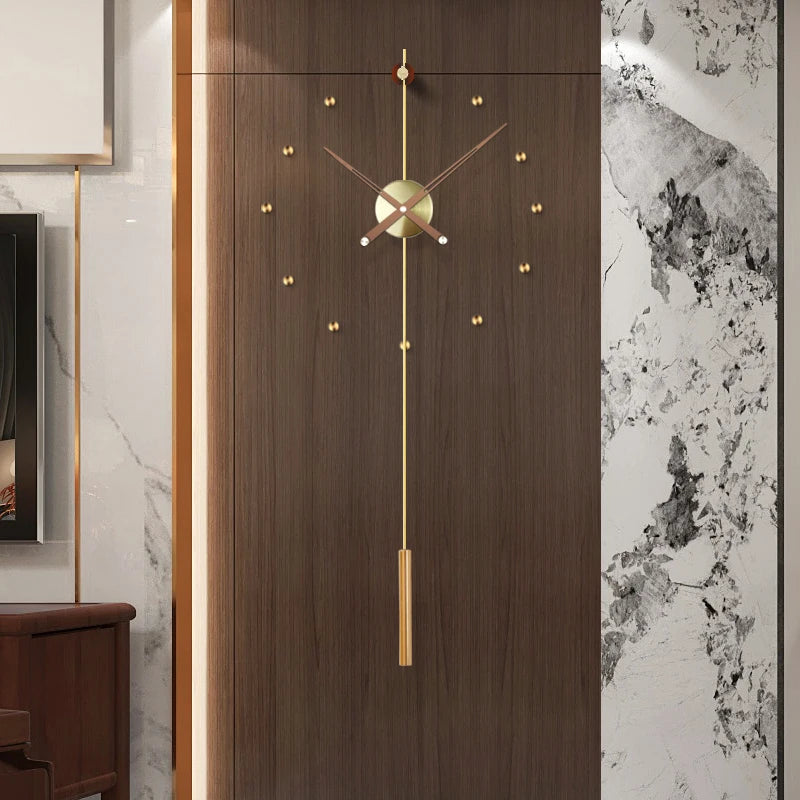 Spanien Große Wanduhr Modernes Design Metall Luxus Wand Uhren Uhren DIY Wohnkultur Stille Wohnzimmer Orologi Da Parete Geschenk