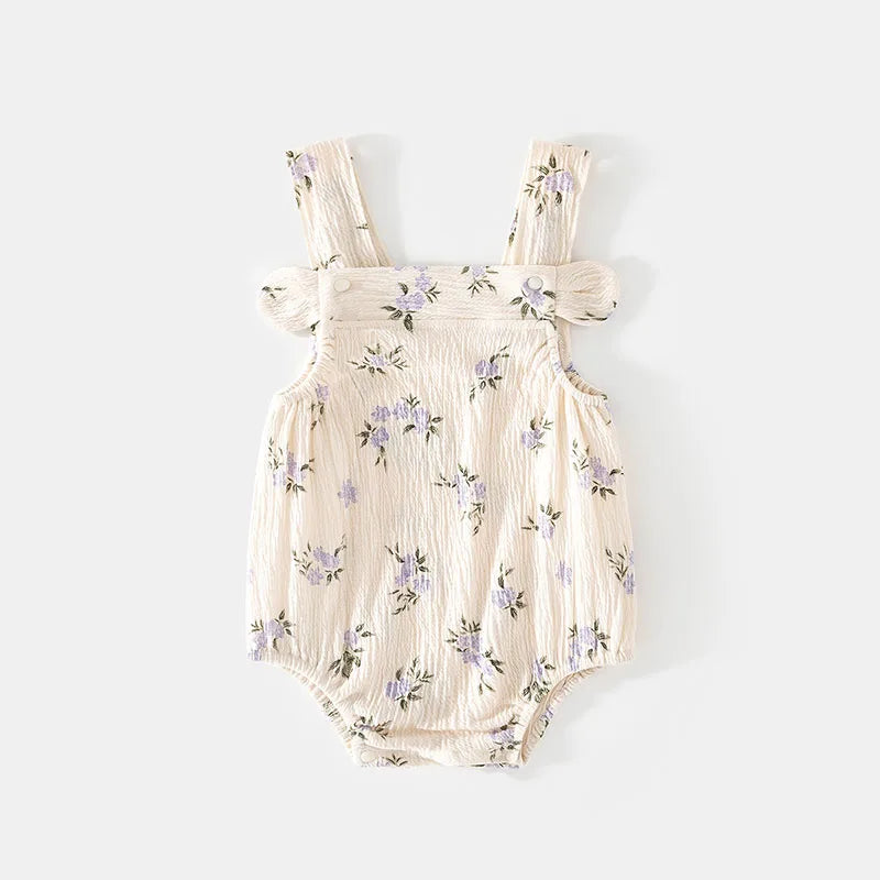 Sommer Baby Hosenträger Body Kleinkind Mädchen Süße Blumen Overall Infant Dünne Cartoon Tier Ein Stück.