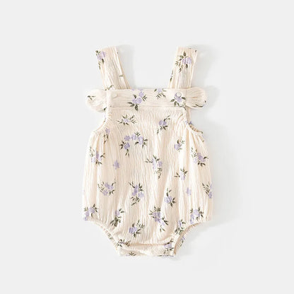 Sommer Baby Hosenträger Body Kleinkind Mädchen Süße Blumen Overall Infant Dünne Cartoon Tier Ein Stück.
