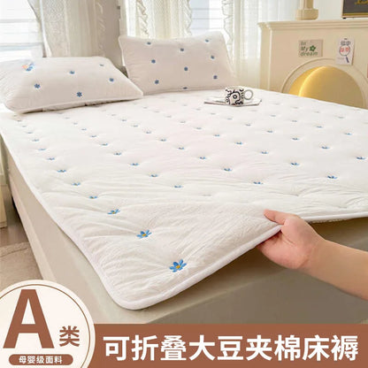 Removable Mattress Protector Thin Lightweight Bed Cover Fits All Sizes Easy to Clean.