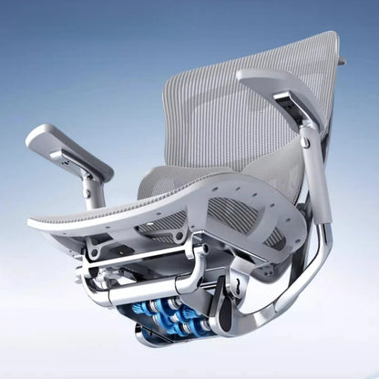 Ergonomischer Computerstuhl Designer Bequeme nordische Fußstütze Moderner trendiger Bürostuhl Entspannendes Lesen Muebles-Möbel