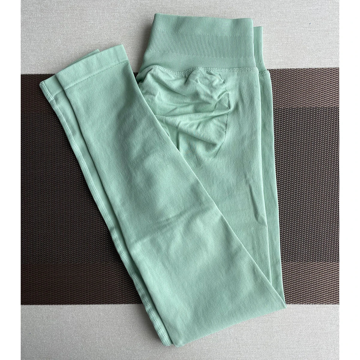 TKITK Leggings Women Seamless Sports Yoga Pants Low Ribbed Band Gym clothes Fitness Workout wear Scrunch Bum Tights.