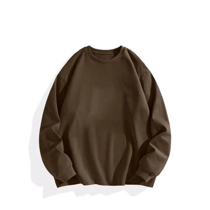 300gsm Heavy Weight Cotton T-shirt Long-sleeved T-shirt for Men Women Pure White Men's Blank Shirt Wholesale.