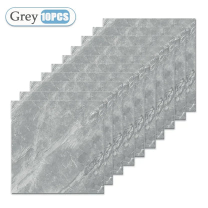 10/20/40PCS 30x30cm Self Adhesive Wallpaper Waterproof Tile Stickers FloorSticker for Kitchen Bathroom Ins Style Home Decor