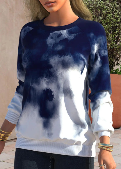 Pullovers Casual Sweatshirts For Women Tie Dyed Tops Autumn Fashion Streetwear y2k Clothes Ropa de Mujer Sudaderas