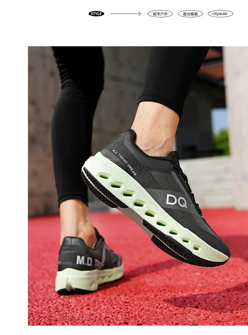 Men Women Comfortable Shoes Unisex Breathable Mesh Walking on Ultralight Outdoor Running Casual Sneakers Clouds Shoes.