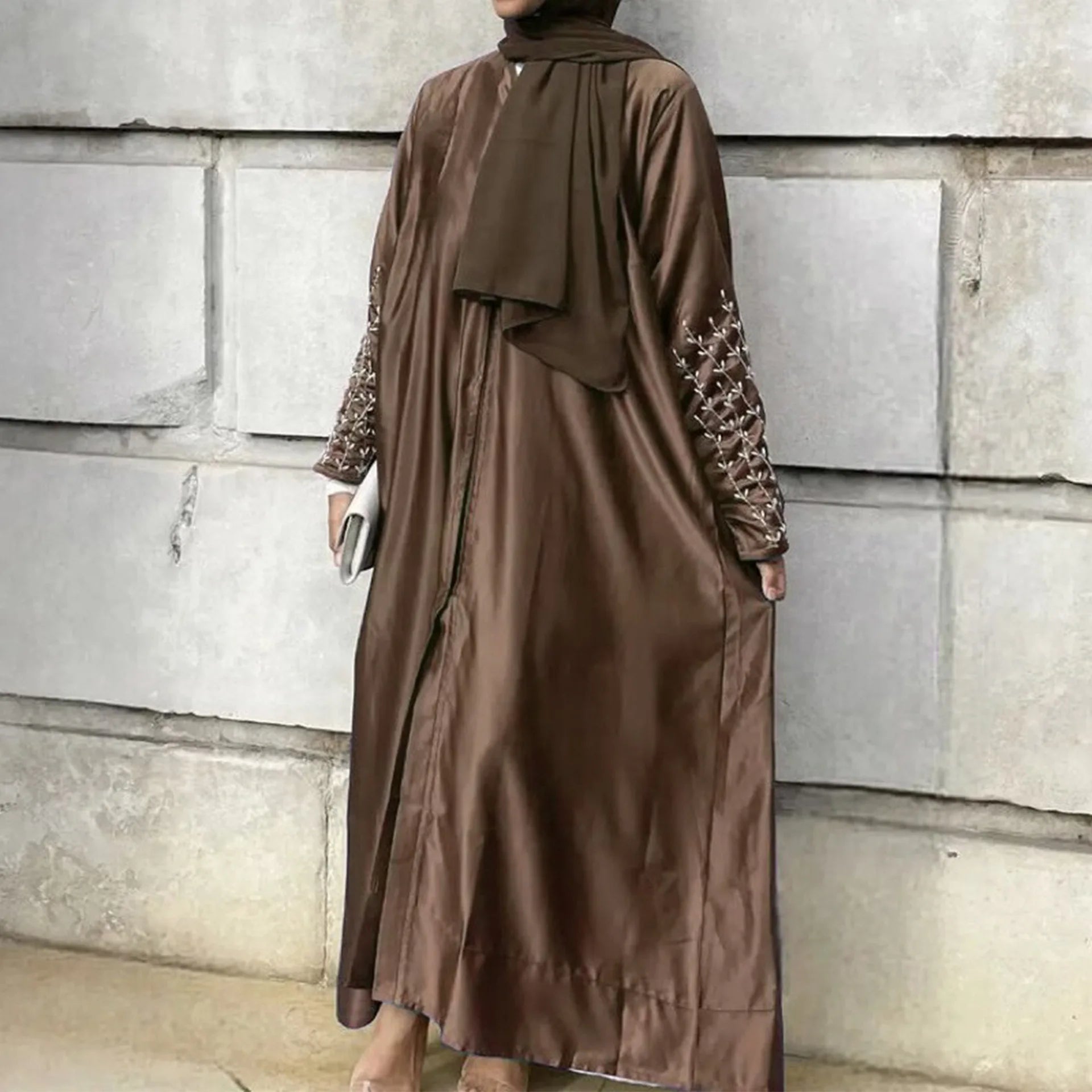 Ramadan Open Abaya Damen Dubai Luxury Islam Muslim Modest Kimono African Dresses For Women Kebaya Kaftan Robe Musulman.