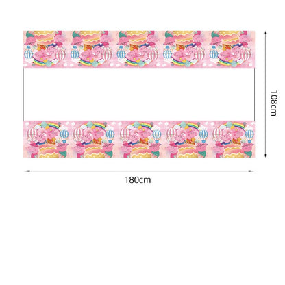 Cartoon Peppaed Schweine Geburtstag Party Dekoration George Seite Pappteller Einweg Geschirr Ballon Für Kind Event Liefert.