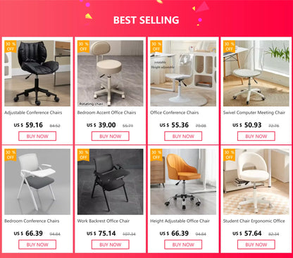 Arbeit Rückenlehne Bürostuhl Sessel Klapp Student Entspannende Computer Stuhl Schreiben Eitelkeit Moderne Silla Oficina Möbel Hause