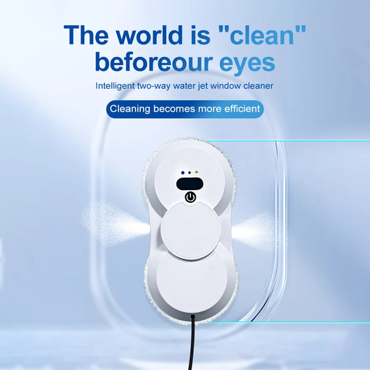 PuRuiKai robot electric automatic window cleaning Robotic vacuum cleaner, with remote control, two-way automatic spray.