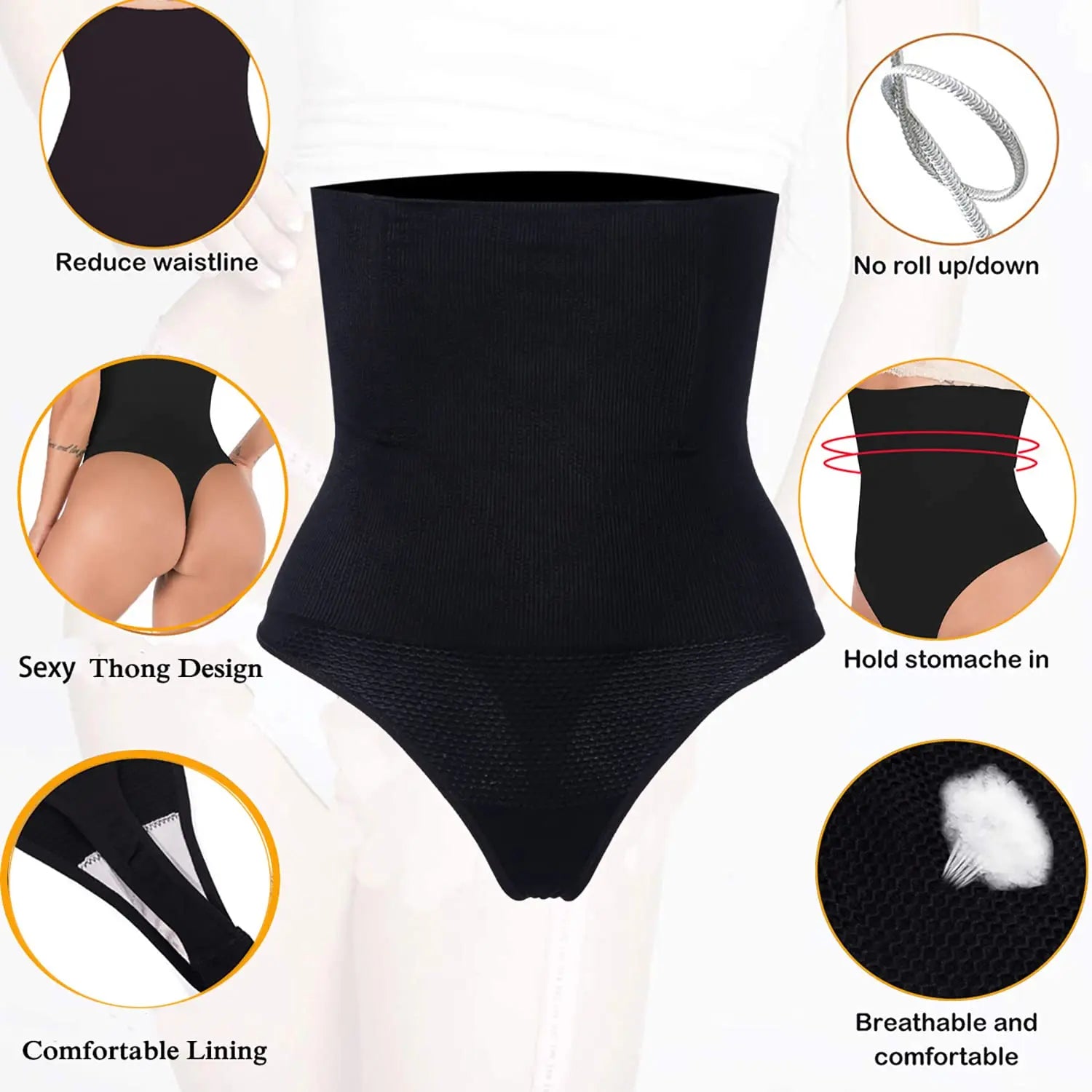Super Sale High Waist Shaping Control Panties Tummy Control Butt Lifting Slim Shorts Women's Underwear Shapewear Body Shaper.