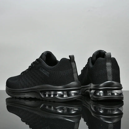 Men Running Shoes Lace Up Sneakers Fashion Lightweight Male Casual Shoes Mesh Walking Tennis Shoe Outdoor Men Shoes Plus Size 47.