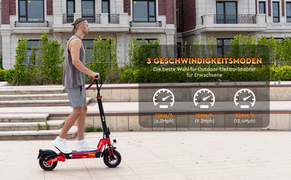 RCB Electric Scooter D5/D5 PRO ABE (premium version), NFC/Indicator/APP, 500W Motor Peak 1600, 10" Commuting E Scooter for Adult.