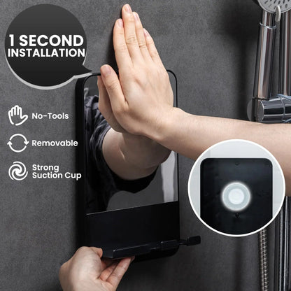 TAILI Acryl Anti Nebel Spiegel Dusche Rasieren Fogless Spiegel Waschraum Zubehör Für Frauen Make-Up Mann Rasieren Bad Werkzeuge