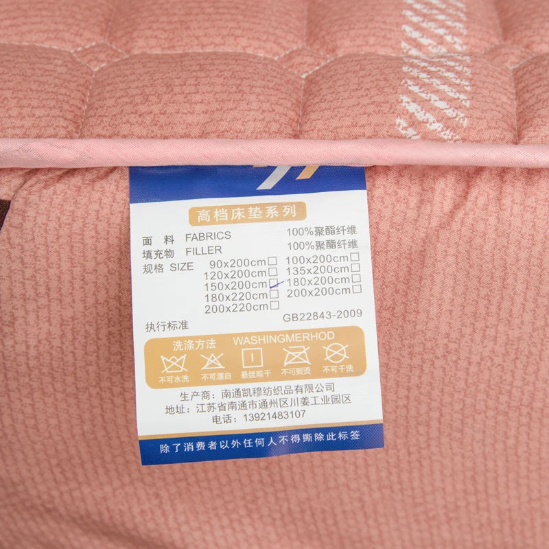 WOSTAR Thicken quilted mattress protector cover couple luxury double bed elastic fitted sheet style king size protection pad 180.