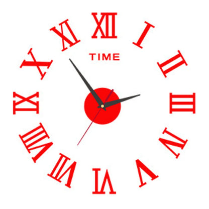 3D Leuchtende Wanduhr Rahmenlose Acryl DIY Digitale Uhr Wand Aufkleber Stumm Uhr Für Wohnzimmer Schlafzimmer Büro Wand Dekor