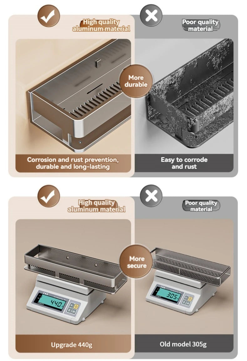 Bad regal Bad regal Toilette Aluminium Hänge gestell Bad Veranstalter hängen Küche Lagerung