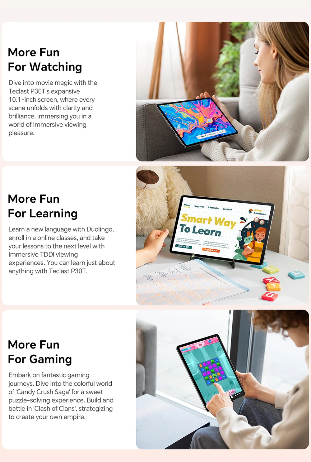 Teclast P30T Case 10-Inch Android Tablet 15 Max 12Gb Ram 128Gb Rom T606 8-Core All-In-One Keyboard/Case/Mouse/Stylus/Headphone/Stand.