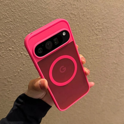 Magsafe Translucent Matte Magnetic Case For Google Pixel 10 ProXL 9 Pro XL 10Pro 10 9A Wireless Charging Candy Color Slim Cover