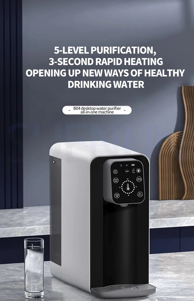 5L Direct Drinking Water Purifier Household Desktop RO Reverse Osmosis Purifier Fast Heating Filter Water Purifier.