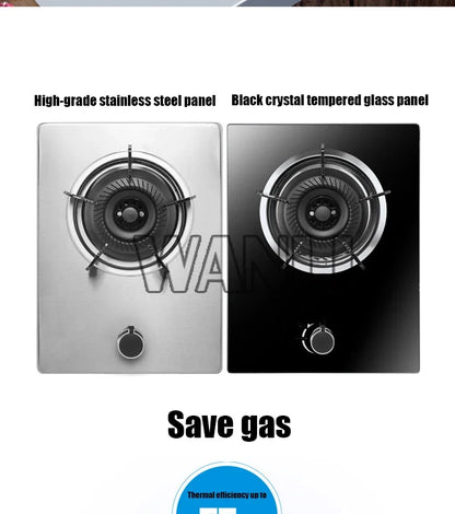 4.0KW Household Single-Burner Gas Stove/Desktop Embedded Dual-Purpose Natural Liquefied Gas Stove /Electronic Pulser.