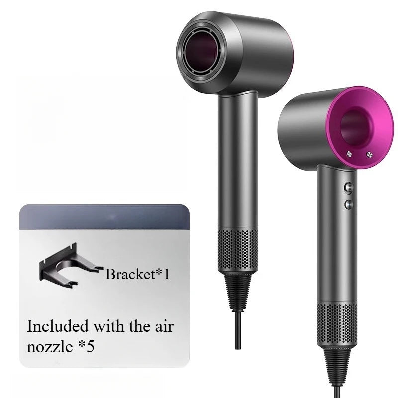 Super Hair Dryer 220V Leafless Hair Dryer Personal Hair Care Styling Negative Ion Tool Schedule Negative Ion Electric Dryer 2.7M