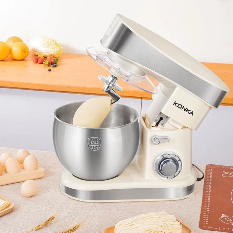 1500W stand Chef Machine mixer Multifunctional  Commercial Mixer Dough Mixer Household Small Automatic New electric blender 220V.