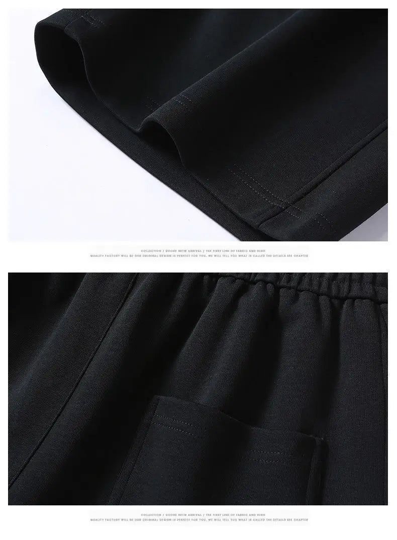 American Heavyweight New Shorts Are Breathable and Versatile in Summer and Men and Women Wear Multi-color Trend Elastic Waist.