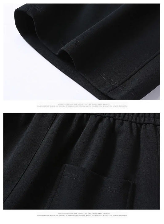 American Heavyweight New Shorts Are Breathable and Versatile in Summer and Men and Women Wear Multi-color Trend Elastic Waist.